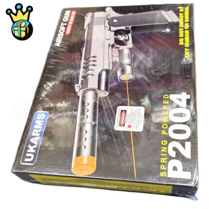 Spring Pistol (BK) with Laser