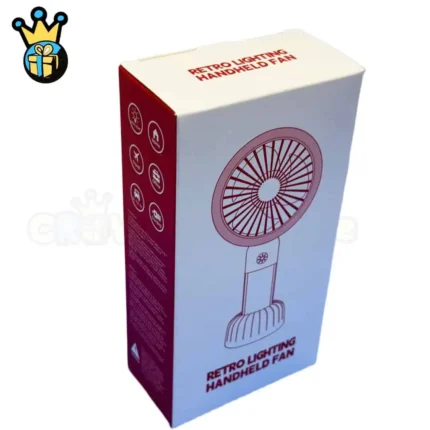 Retro Lightening Handheld Fan | Pack of 12