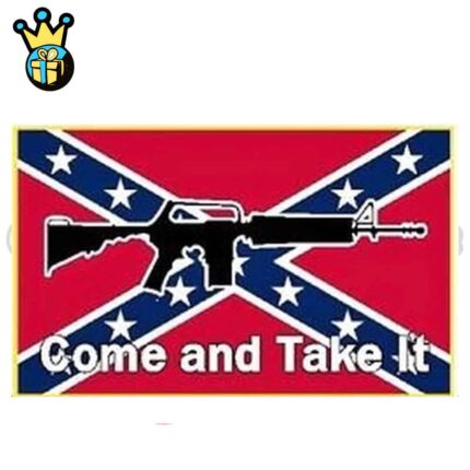 COME AND TAKE IT (CONFEDERATE) - 3X5ft POLY FLAG